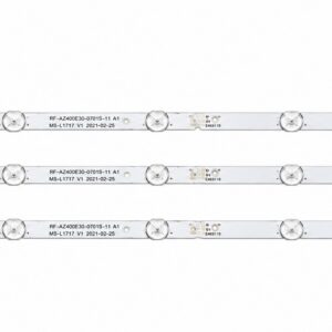 Listwy LED Skyworth 40E2 Toshiba 40L3750 RF-AZ400E30-0701S-11 komplet 3 sztuki