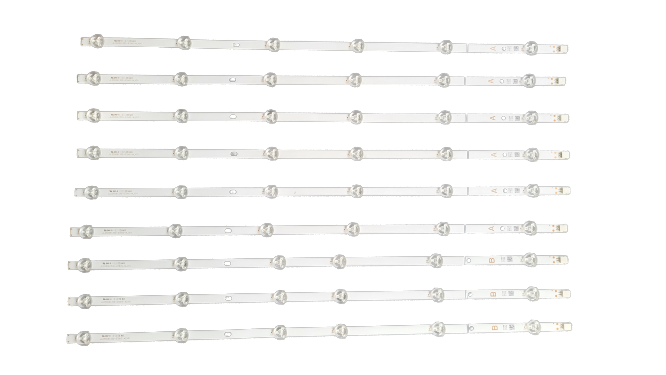 Listwy LED Vestel 55UD8400 55UD8450 55UD8460 55UD8470 55UD8500 SVV550AQ9 komplet 9 szt. 1 Listwy LED Vestel 55UD8400 SVV550AQ9 komplet 9 szt.